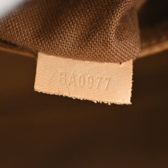 LOUIS VUITTON LV Logo Alma Hand Bag Monogram Leather BN France M51130 86SG484 - Picture 11 of 14